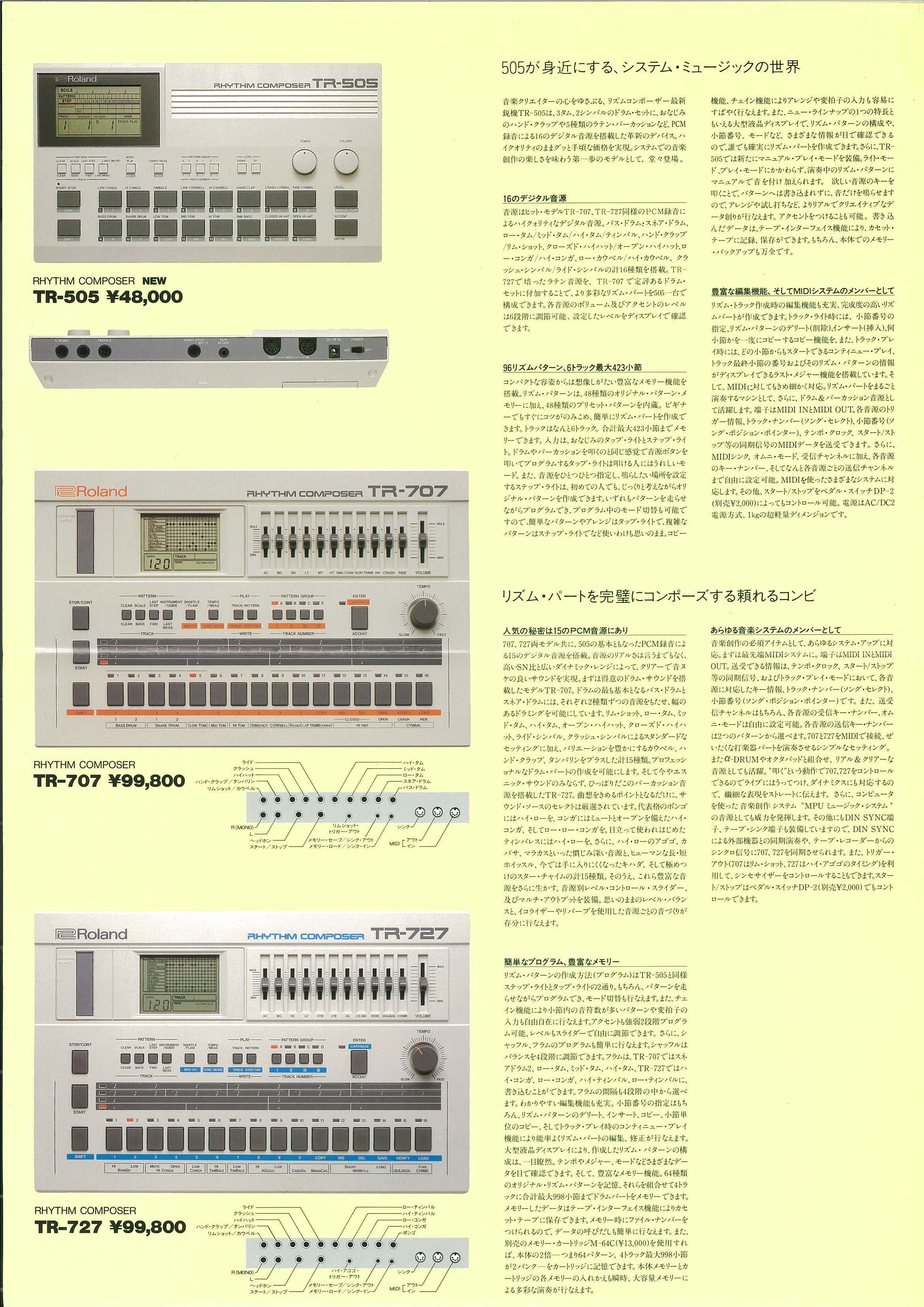 Roland Catalog 1985 P3