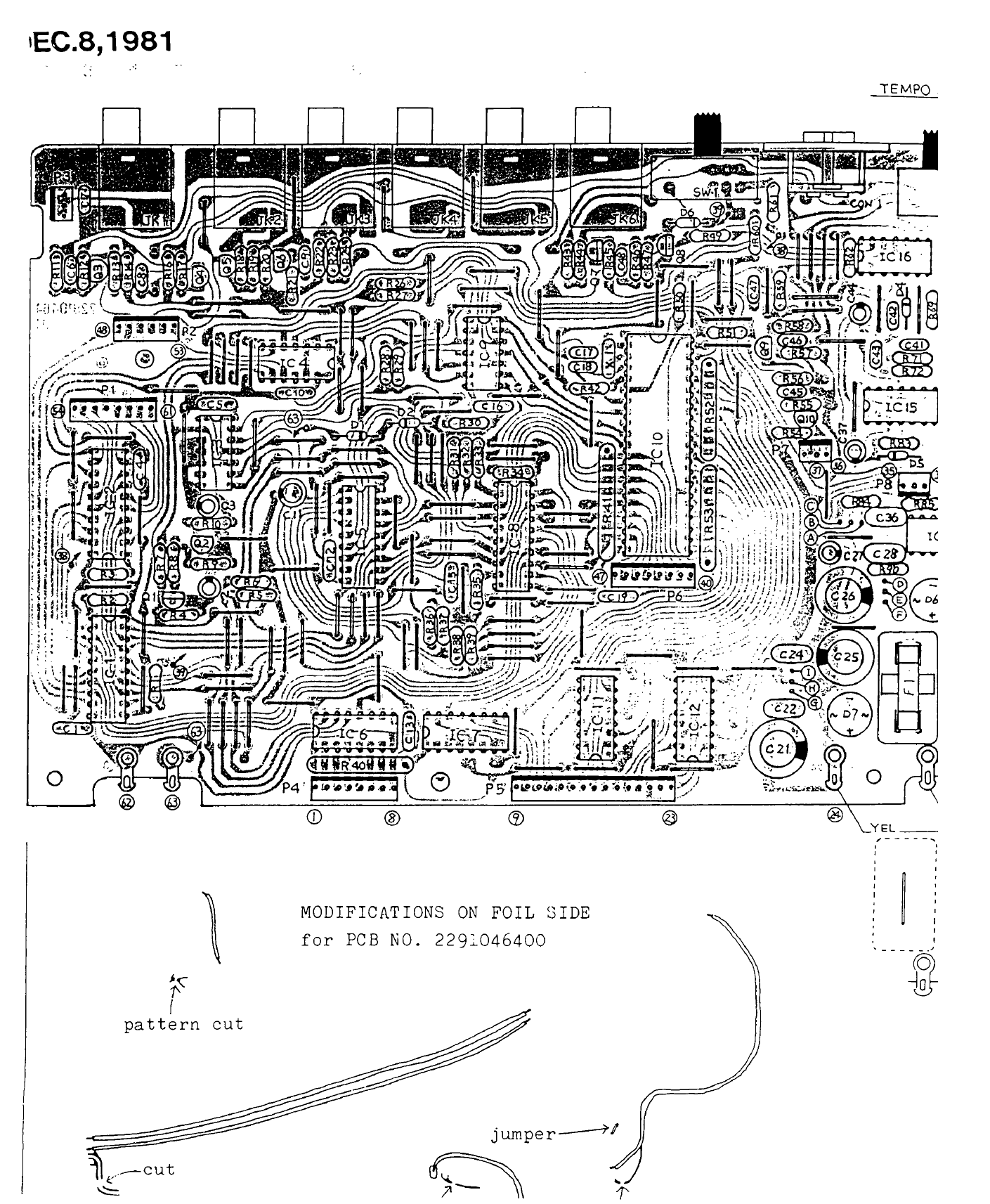 CR-8000 factory control-board layout