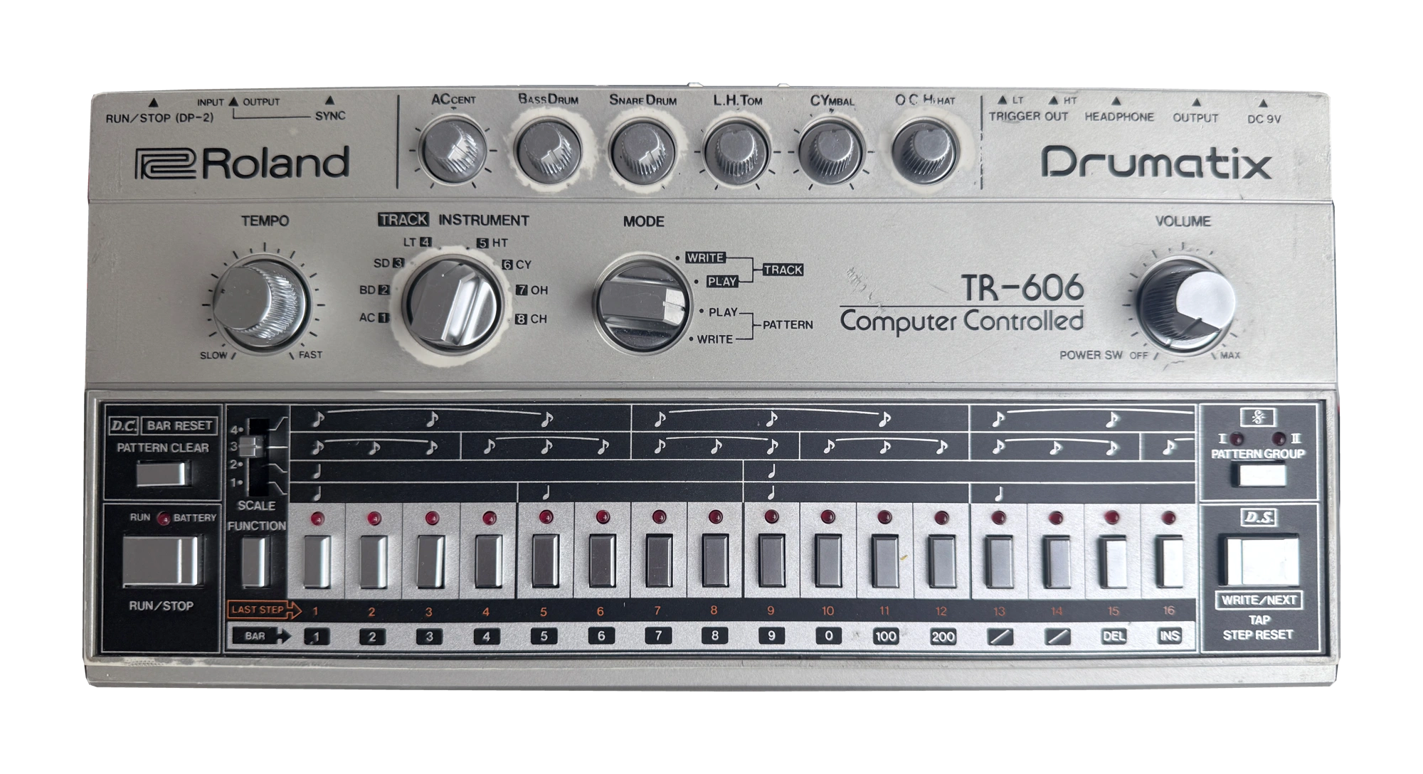 Big Beat Collection Roland TR-606, complete isolated view