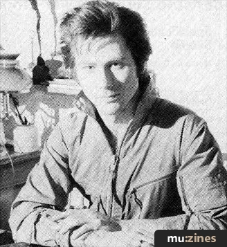 Period portrait of Ultravox drummer Warren Cann