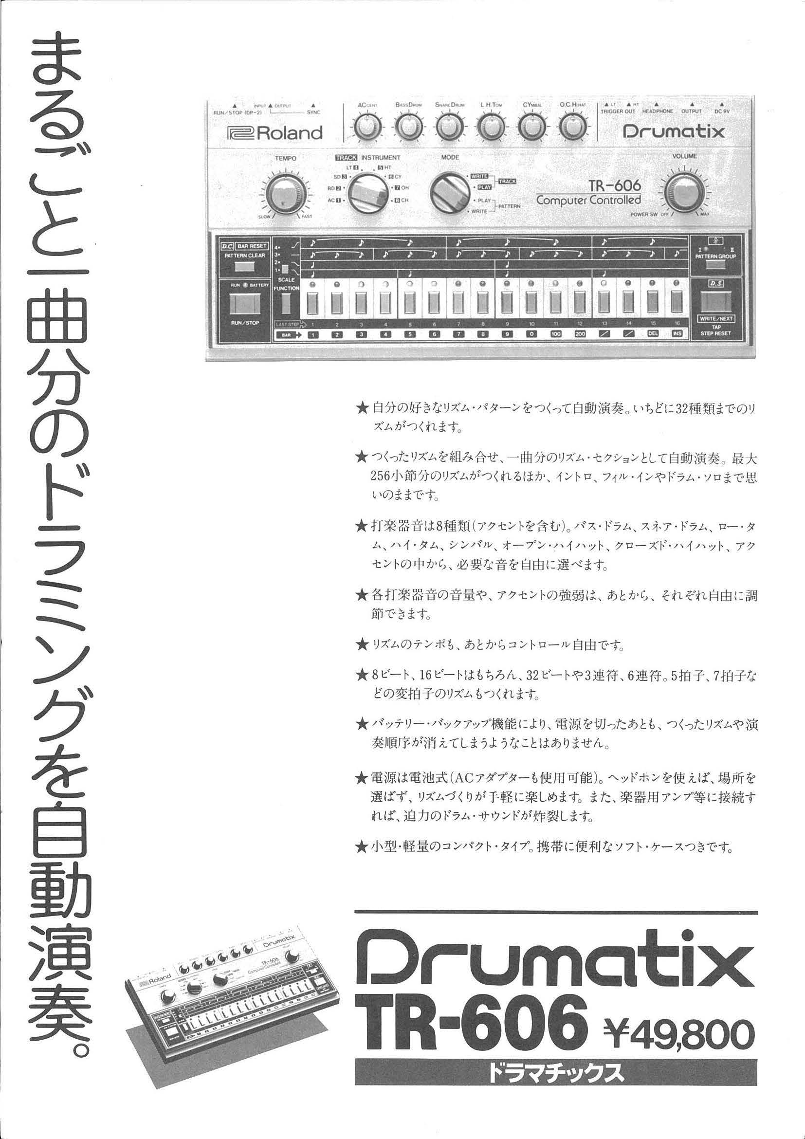 Tr 606 Catalog 1982