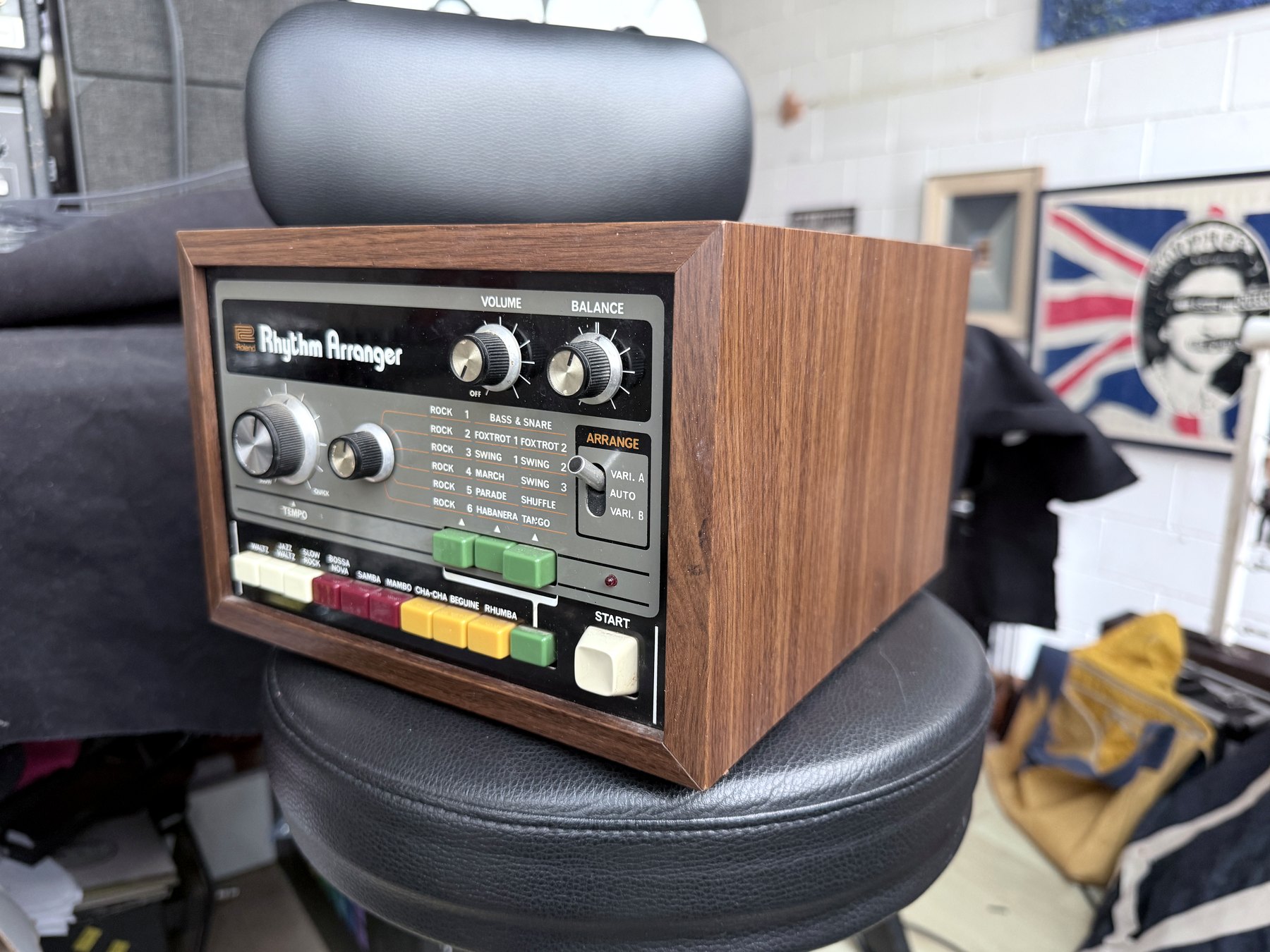 Big Beat Collection TR-66 seen three-quarter-on in the working studio