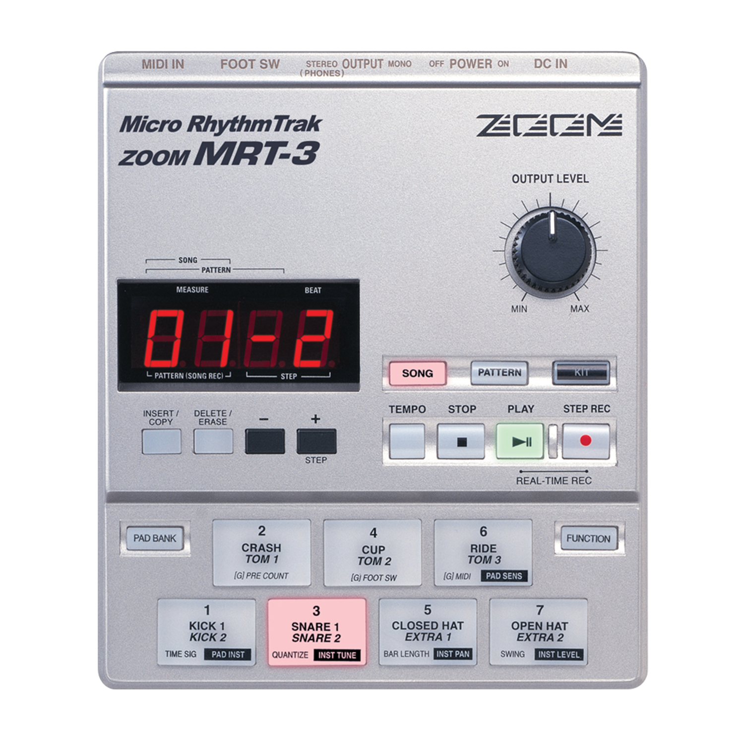 Zoom MRT-3 Micro RhythmTrak official product photograph