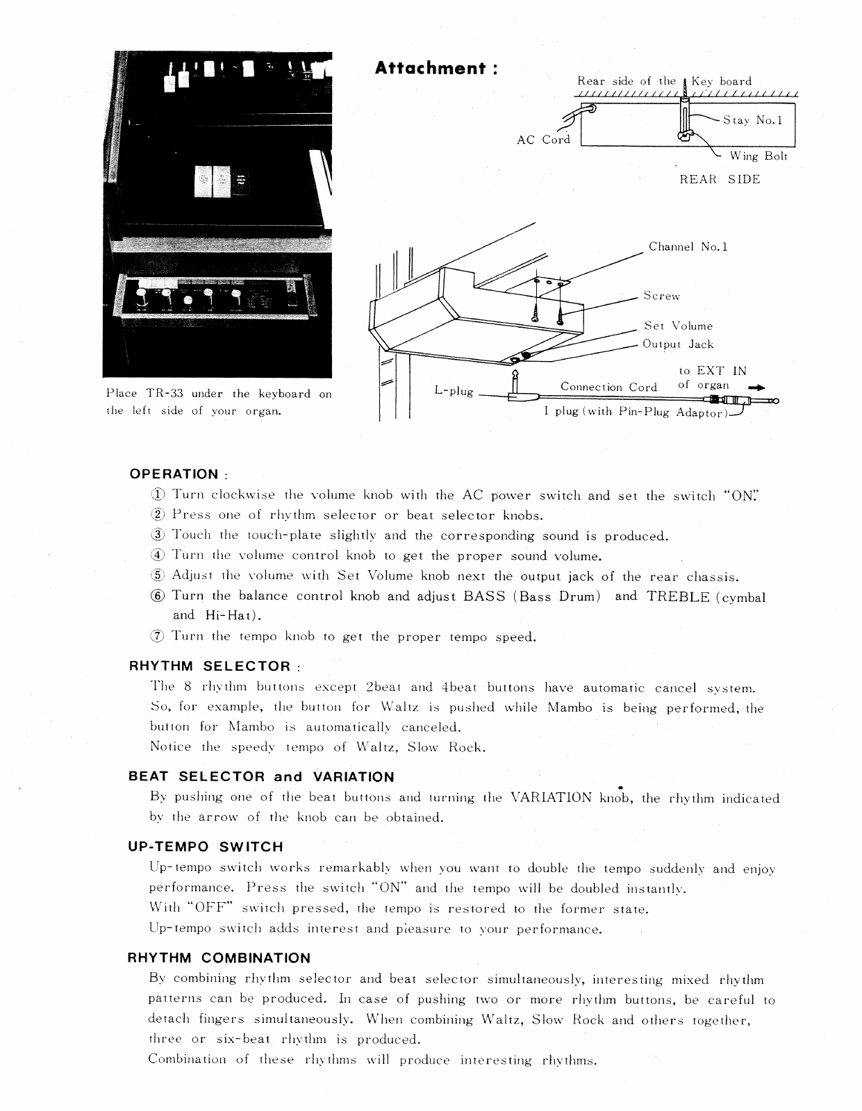 Roland · Mounting and operation · owner’s manual, PDF page 2