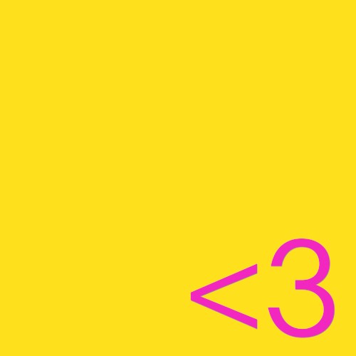 Cover artwork for Atom™ — <3 — album production.