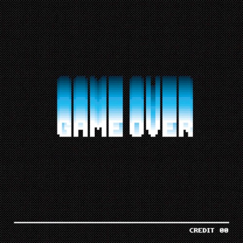 Cover artwork for Credit 00 — Game Over — album production.
