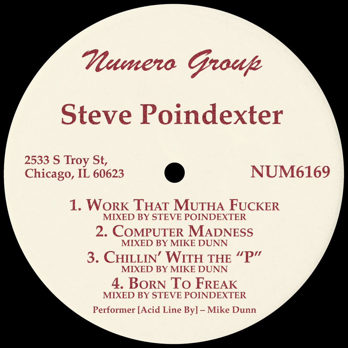 Cover artwork for Steve Poindexter — Work That Mutha F****r.