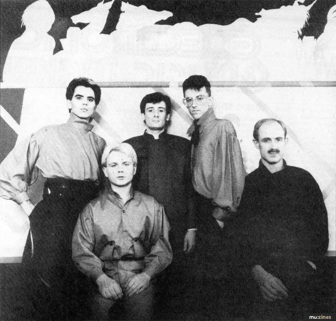 Richard Burgess and Landscape photographed for Electronics & Music Maker, November 1981.