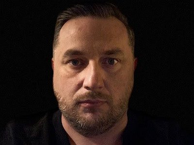 Mike Storm in the artist-supplied image accompanying his 15 Questions interview.