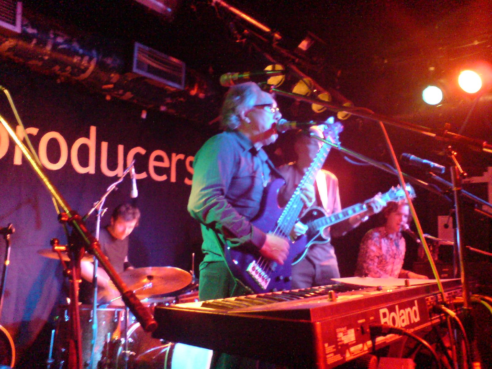 Trevor Horn performing with The Producers in 2007.