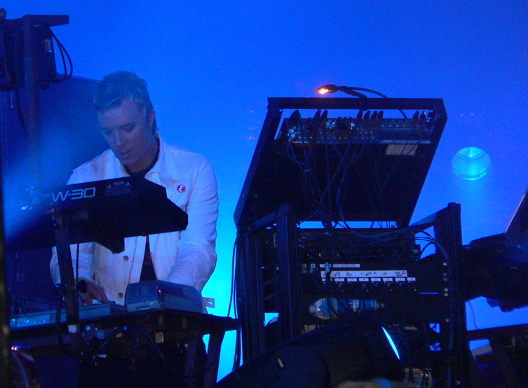 Liam Howlett performing with The Prodigy at SonneMondSterne Festival in 2005.