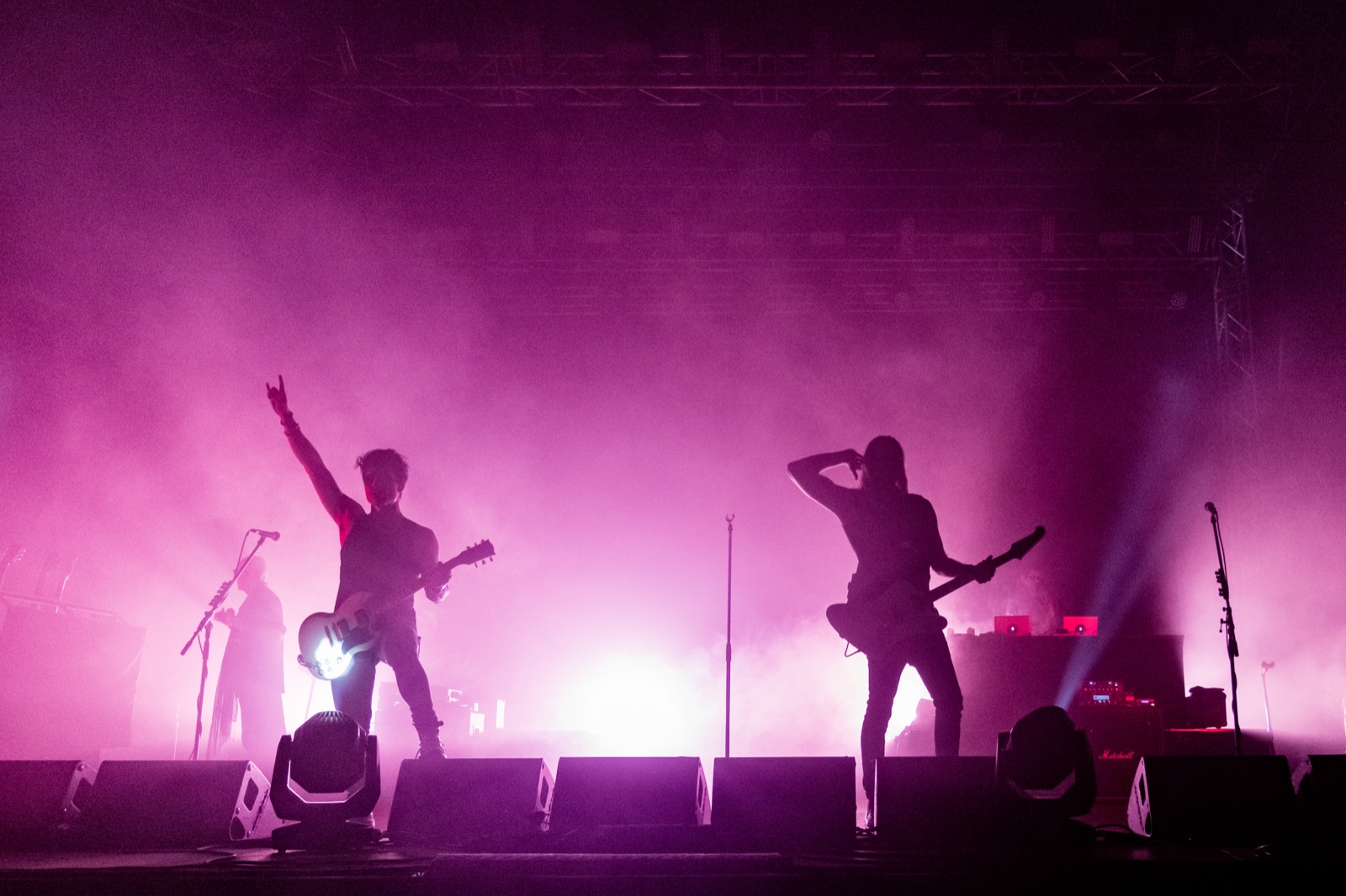 The Sisters of Mercy performing at Wacken Open Air in 2019.