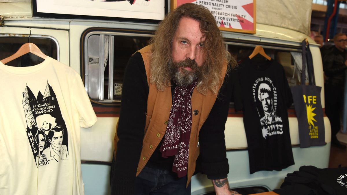Andy Weatherall in the MusicRadar auction-report photograph.