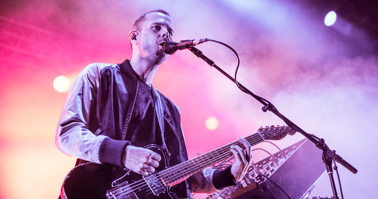 M83 performing in the MusicRadar feature photograph.