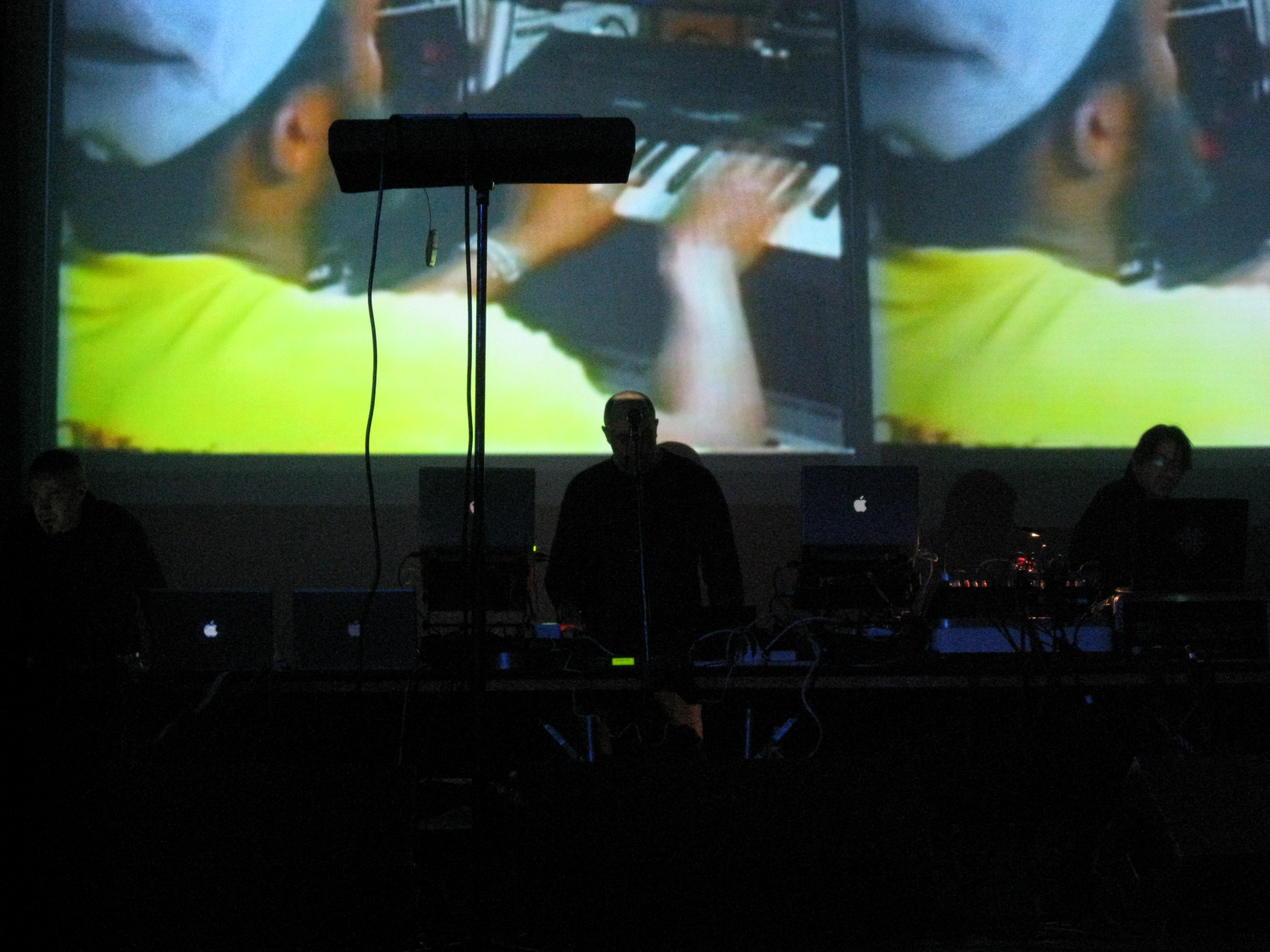 Meat Beat Manifesto performing live in 2008, photographed by Doug Orleans.