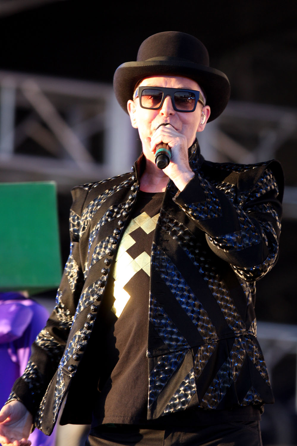 Pet Shop Boys performing at the Sydney Resolution Concert in 2011.
