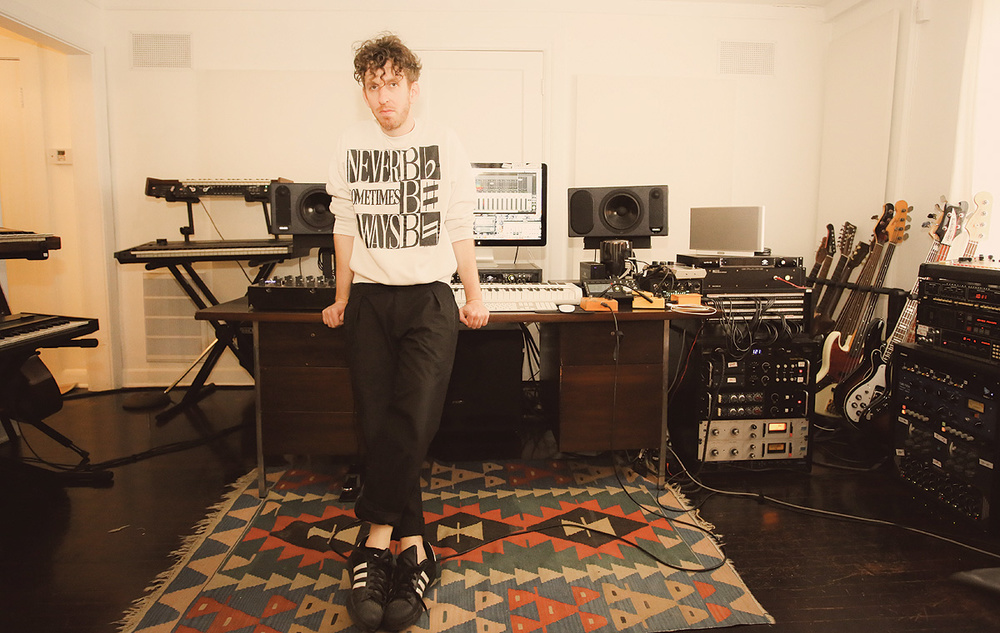 Ariel Rechtshaid in his Burbank, Los Angeles studio.