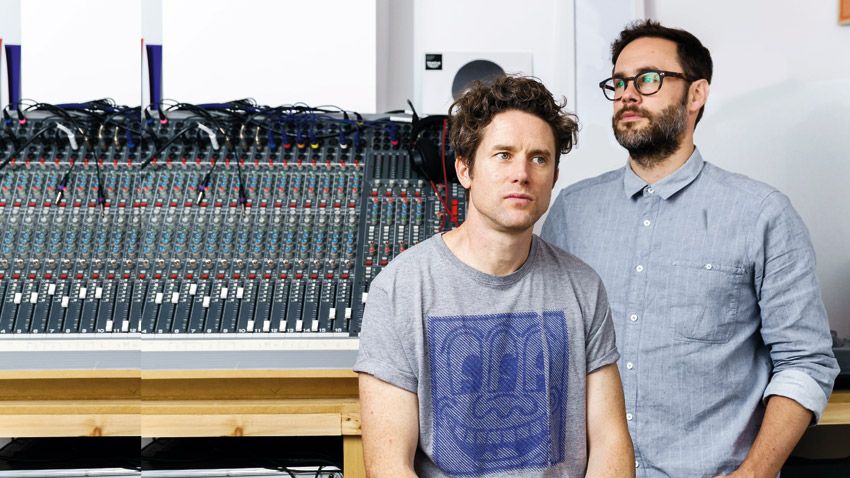 Primitive Trust, Tom Mangan and Will Saul, in their MusicRadar feature photograph.