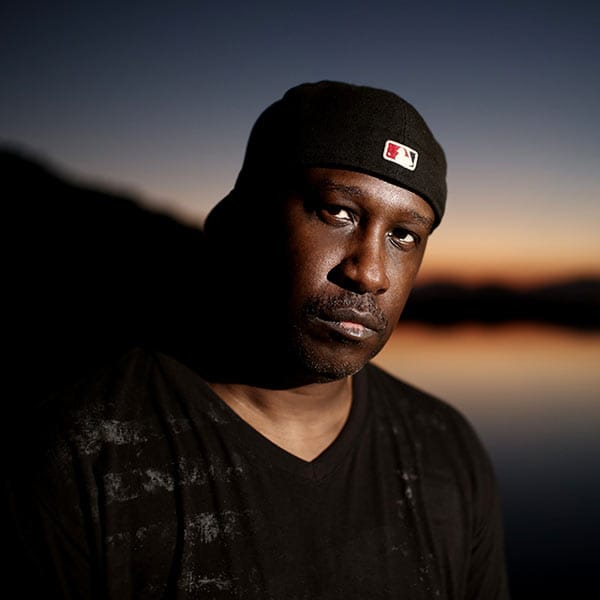 Todd Terry in a lakeside portrait.