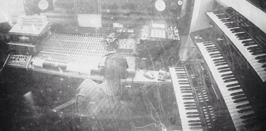 Fabio Monesi at work in a studio, photographed for The Ransom Note.
