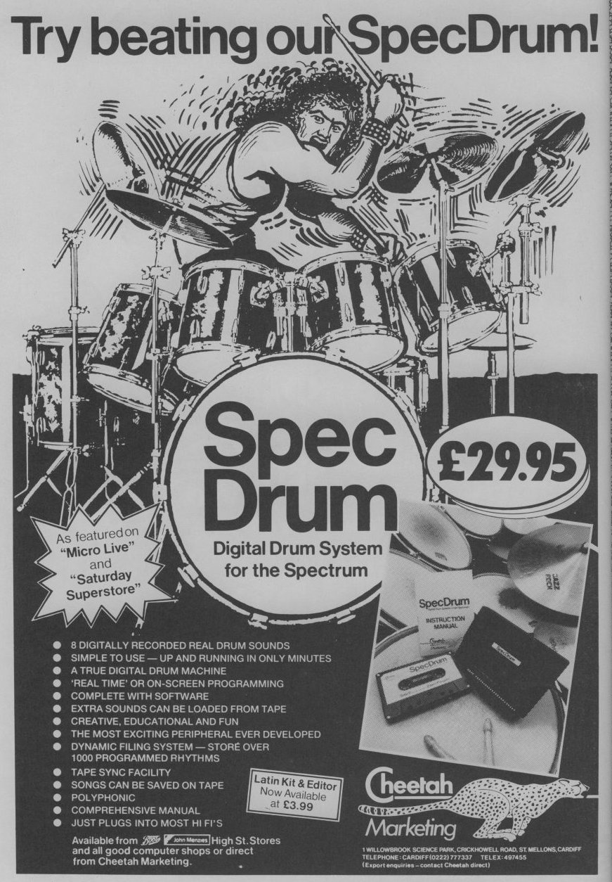 Try beating our SpecDrum!