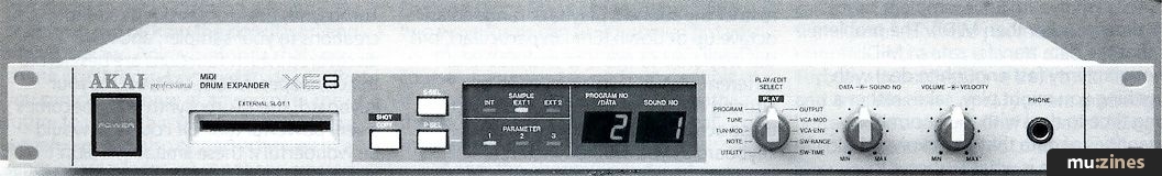 Music Technology — Akai XE8 Drum Box