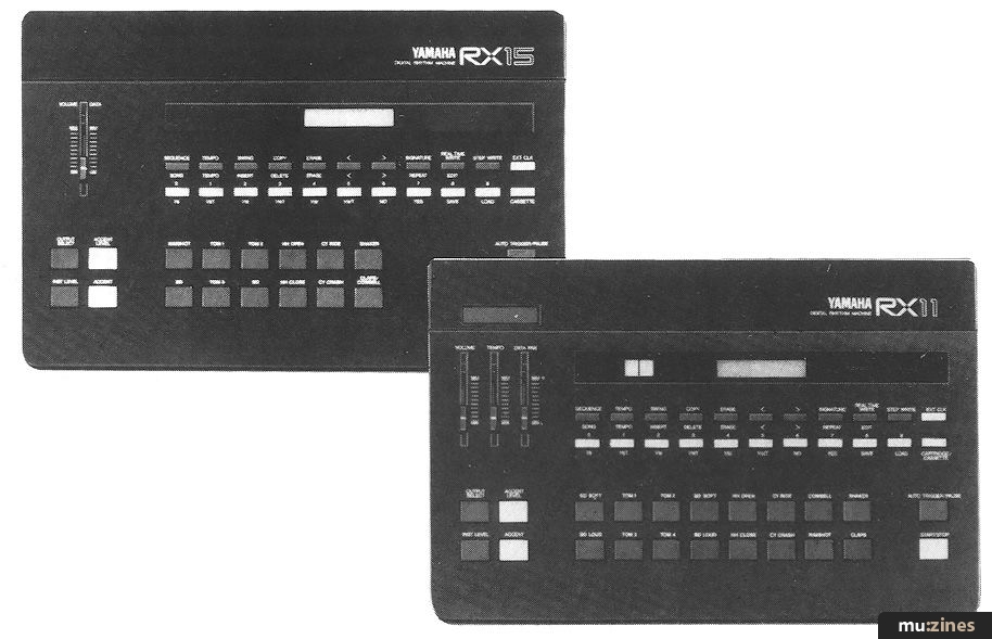 Electronics & Music Maker — Yamaha RX Digital Rhythm Machines