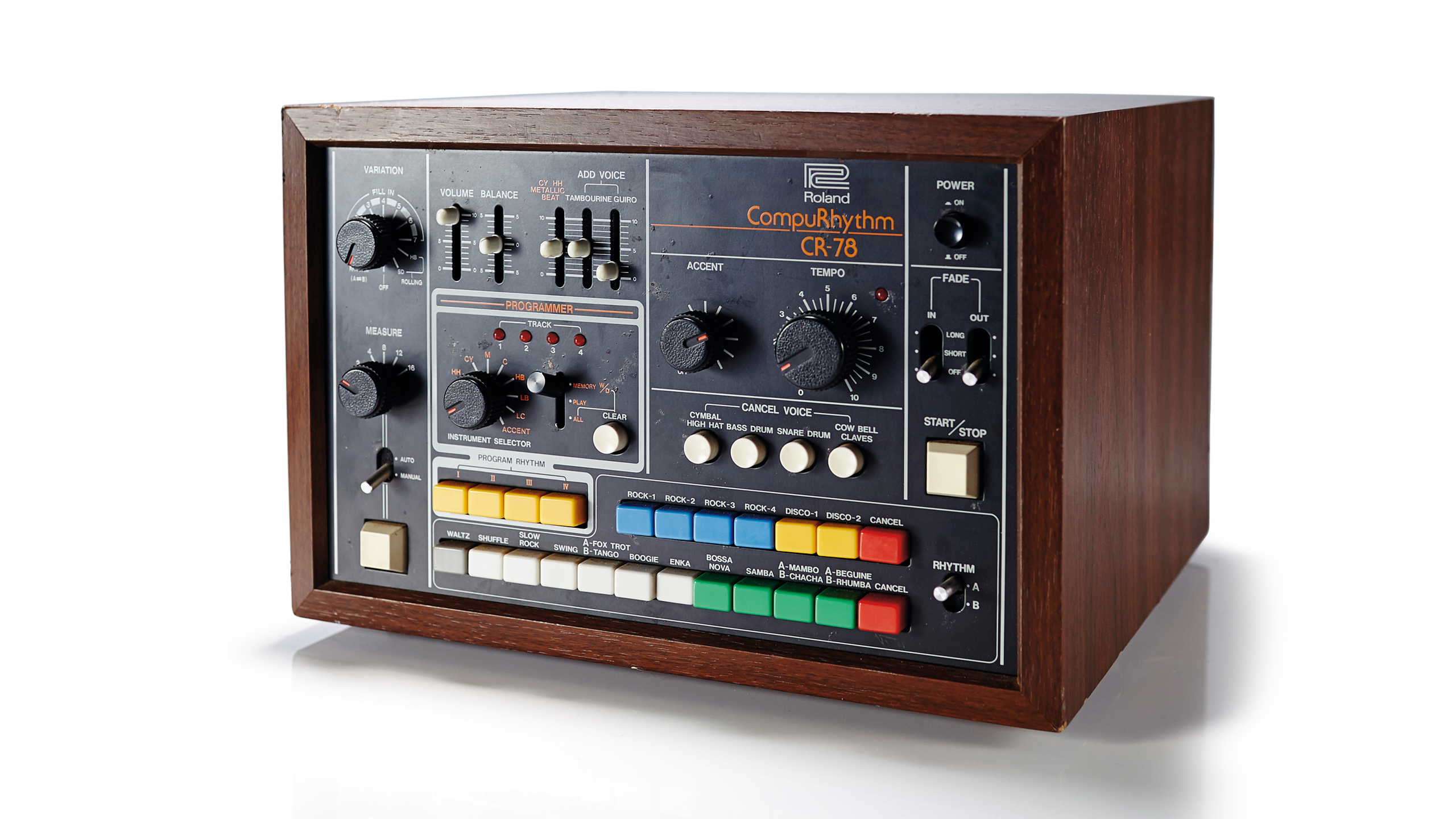 Roland CR-78 in drum-machine history context