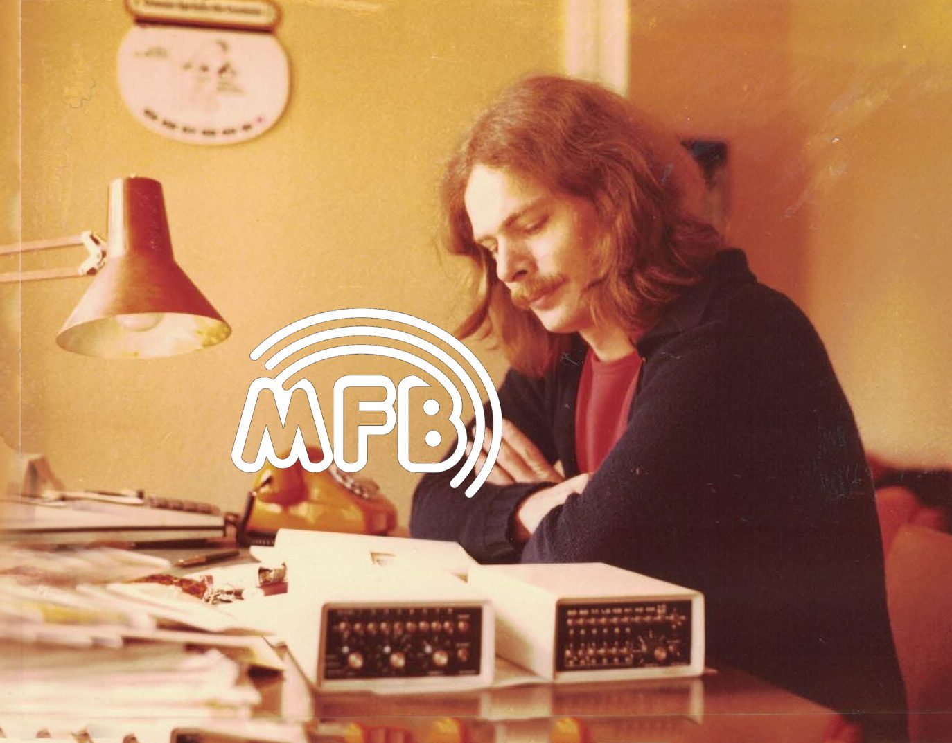 Manfred Fricke with drum machines