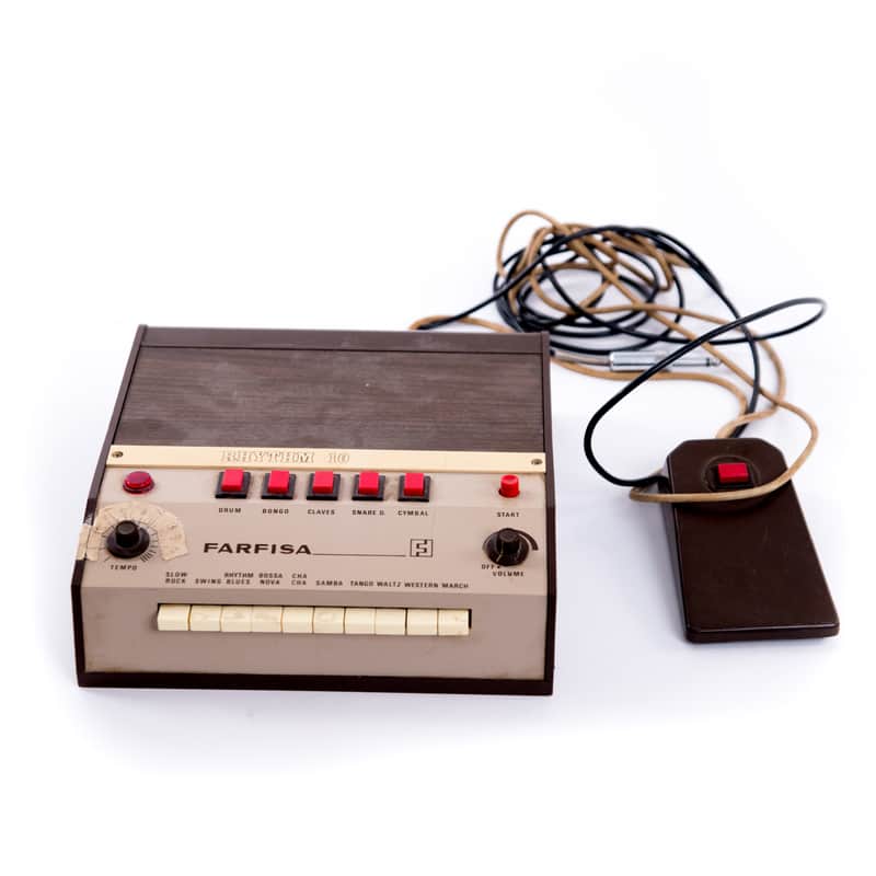 Farfisa Rhythm 10 from Moby’s official Reverb-shop sale.