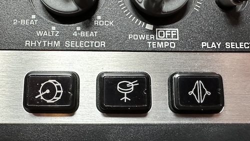 Panasonic RD-9844 control-panel detail