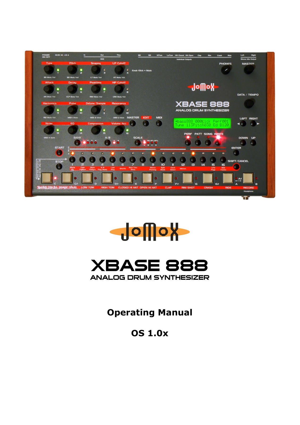 JoMoX XBASE 888 owner’s manual