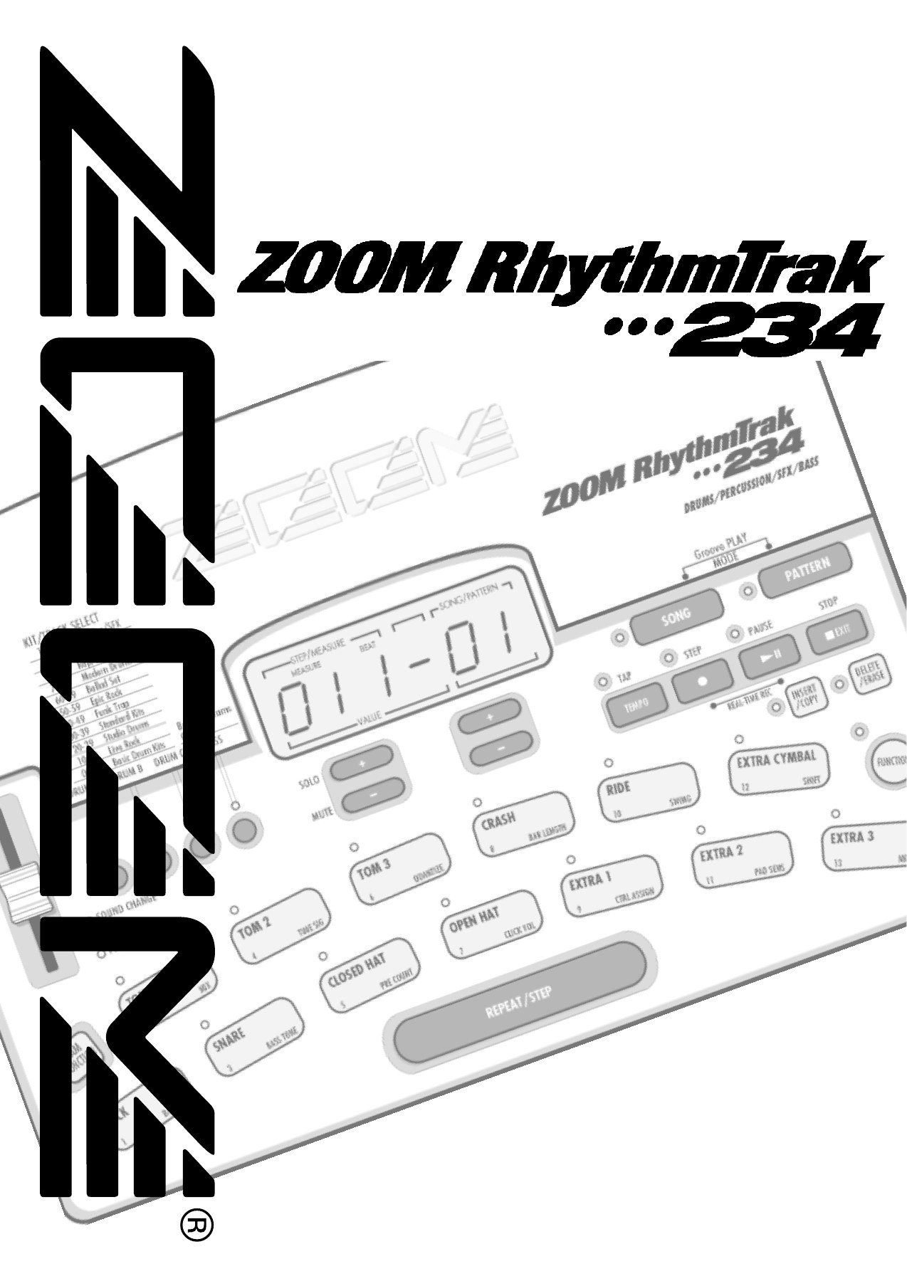 Zoom RhythmTrak 234 owner’s manual