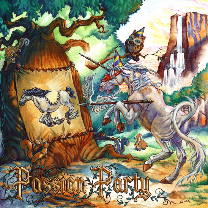 Cover artwork for Passion Party / Adam Drew — The Unihorn EP.
