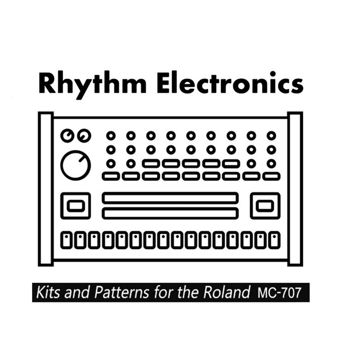 Cover artwork for Rhythm Electronics — Vintage Drum Machines for Roland MC-707 & MC-101.