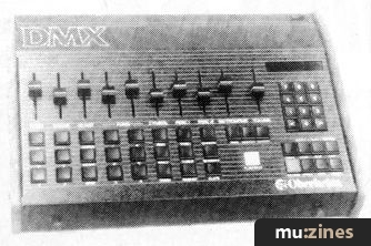 Oberheim DMX: the sampled drum voices and pattern controls.