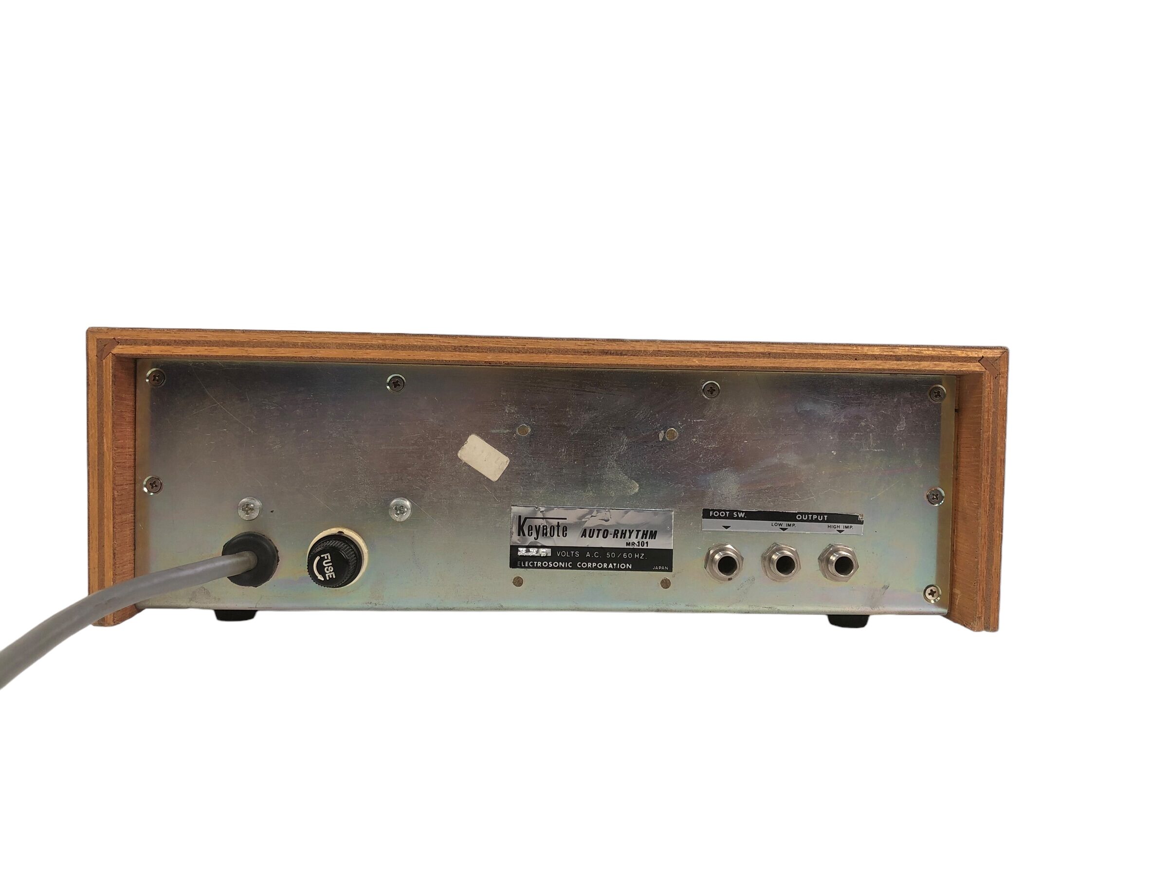 Keynote Auto-Rhythm Mark XX (MR-101), rear panel